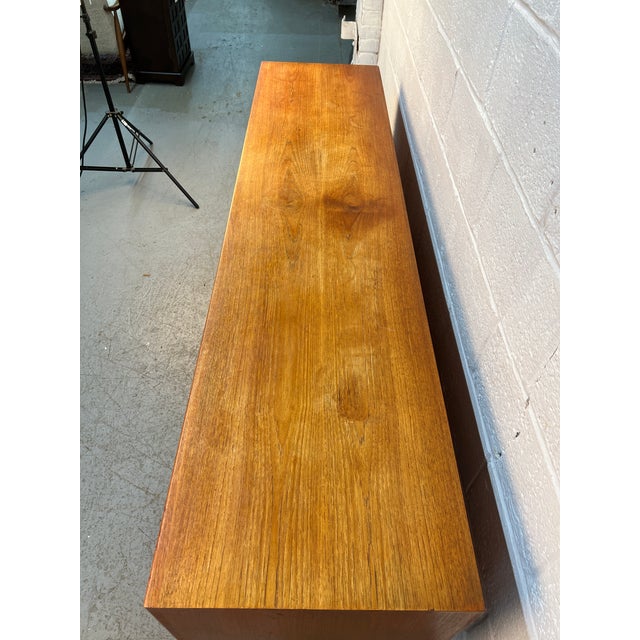 Mid-Century Modern Teak Credenza W/ Tambour Doors For Sale - Image 10 of 18