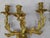 Metal Late 19th Century Pair of Rococo Style Gilt Bronze Three Arm Wall Candelabra Sconces For Sale - Image 7 of 7