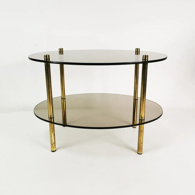 Minimalist Oval Side Table, Germany, 1960s For Sale - Image 13 of 13