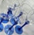 Twisted Cobalt Stem Goblets- Set of Six For Sale - Image 4 of 12