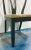 Wood Asian Modern Gray and Tan Wood Dining Chairs Set of 4 For Sale - Image 7 of 8