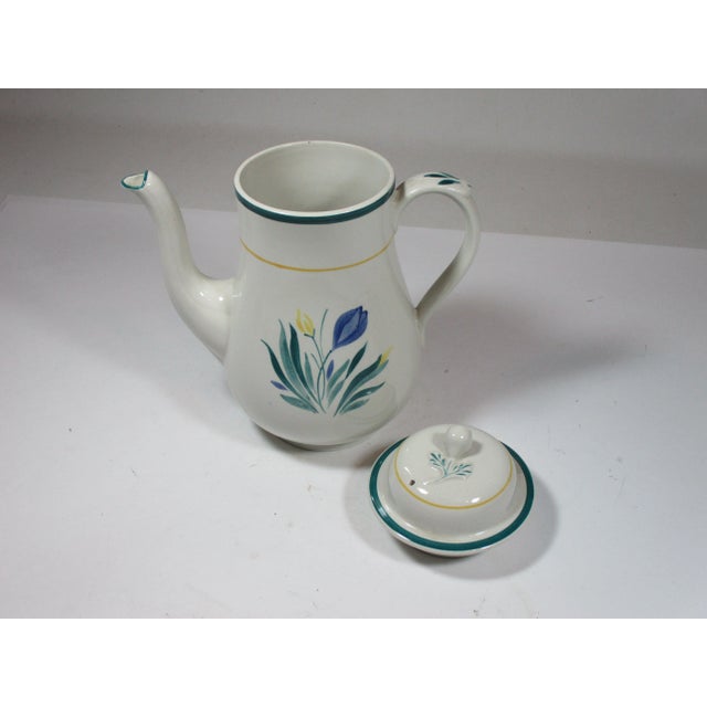 Ceramic Vintage Adams English Ironstone Coffee Pot For Sale - Image 7 of 10
