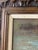 Original Signed “Sher” Oil on Canvas – Harbor Fishing Village With Men & Boats – Framed, 31.25” X 26” For Sale - Image 11 of 14