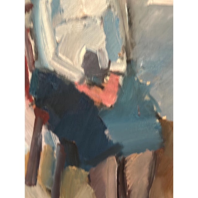 Gösta Stawåsen, Seated Woman, 1950s, Oil on Canvas, Framed For Sale - Image 5 of 15