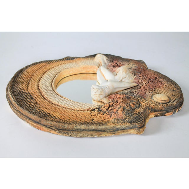 Figurative Vintage Marc Sijan Figurative Wall Mirror For Sale - Image 3 of 11