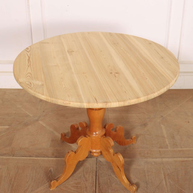 Swedish Lamp Table, 19th Century For Sale - Image 4 of 5