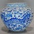 Mid 20th Century Blue and White Porcelain Dragon Jar, Chinese Scrollwork Dragon Decorative Pot For Sale - Image 9 of 10