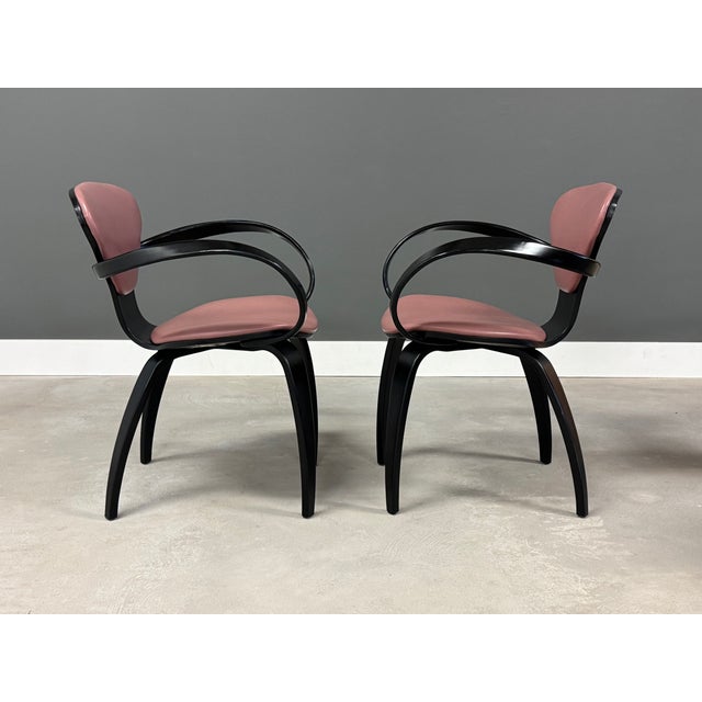 Mid-Century Modern 1980s Norman Cherner Plycraft Dining Chairs - Set of 4 For Sale - Image 3 of 9