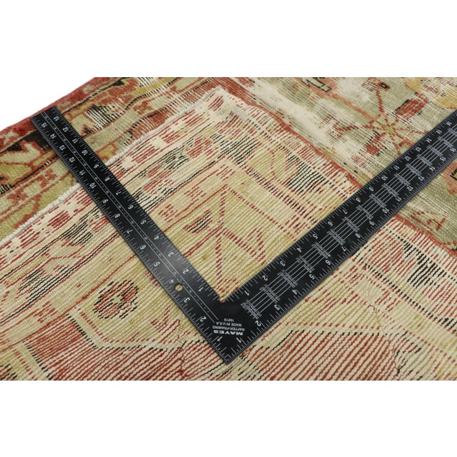 Mid 20th Century Vintage Worn-In Distressed Turkish Runner - 2′4″ × 9′4″ For Sale - Image 5 of 10