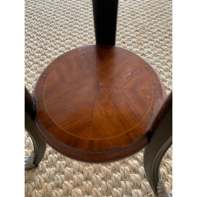 End Table Round Antique For Sale - Image 10 of 11
