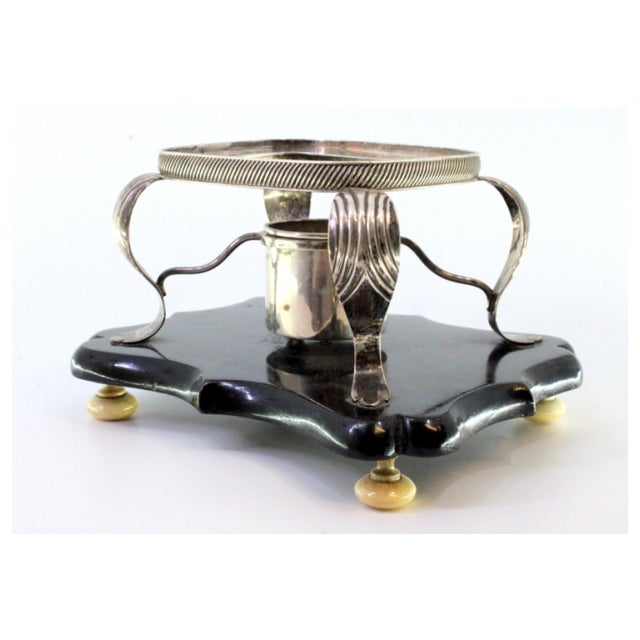 Candelabra with Silver Structure in Raised and Relief Shape For Sale - Image 3 of 8