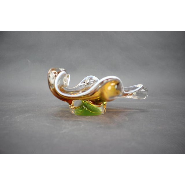 Mid-Century Czech Art Glass Bowl by Josef Hospodka, 1960s For Sale - Image 4 of 9