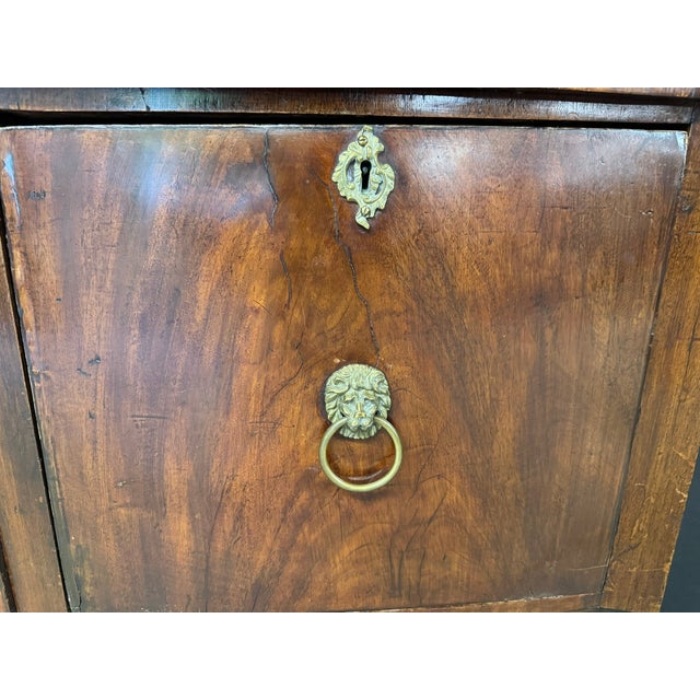 Wood Georgian Mahogany Sideboard with Brass Handles, 1800 For Sale - Image 7 of 12