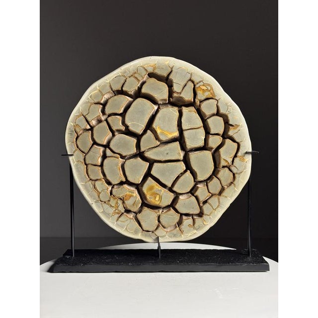 Septaria Nodule on Custom Stand For Sale - Image 8 of 15