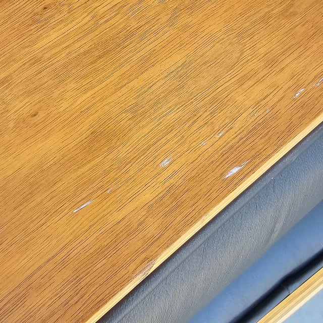 Mid-Century Modern Eames Leather Ottoman by Herman Miller For Sale - Image 14 of 17