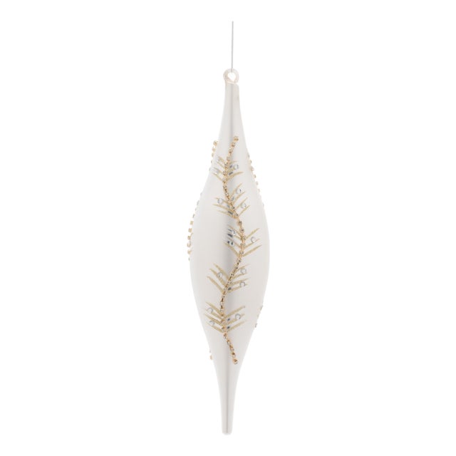 Large Glass Ornament Set (Set of 6) For Sale