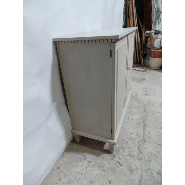 Gustavian Style Unique 2 Door Sideboard For Sale In Miami - Image 6 of 12