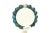 Turquoise Set of 3 Custom Made Jeweler Turquoise Beaded and Silver Ball Bracelets For Sale - Image 8 of 10
