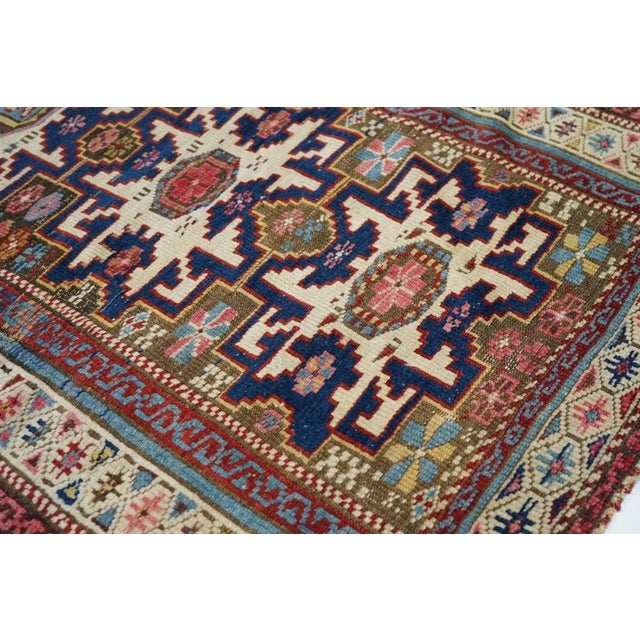 Red Antique Shirvan Rug 2'7'' x 3'2'' For Sale - Image 8 of 11