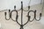 Vintage Hand-Wrought Iron Sculptural Candelabra, Pair For Sale - Image 4 of 18