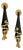 Pair Vintage Resin Dorothy Draper Style Trompe L’oeil Tassel and Drapery Wall Brackets For Sale
