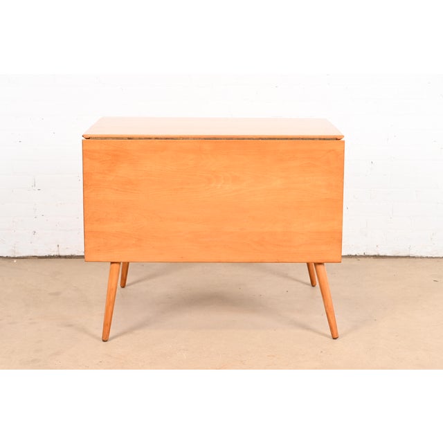 Paul McCobb Planner Group Solid Maple Drop Leaf Dining Table, 1950s For Sale - Image 11 of 12