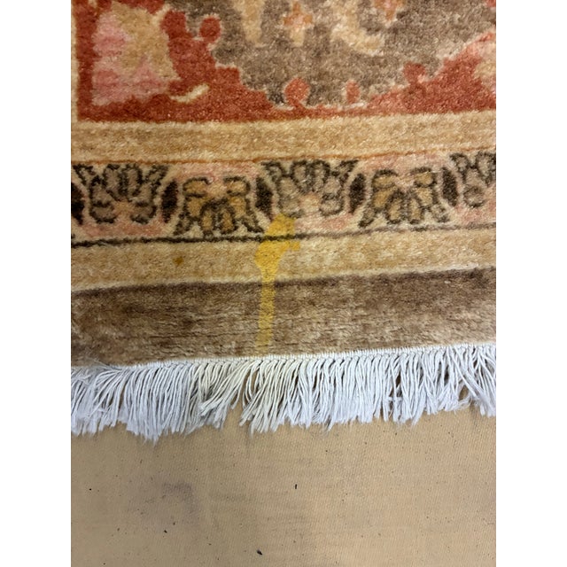 Large Hand-Knotted Oushak-Style Floral Area Rug For Sale - Image 11 of 12