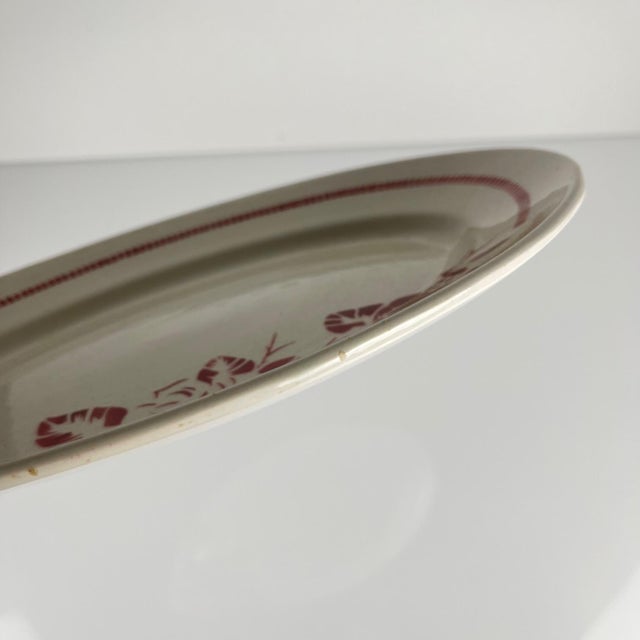 Atlantic Oval Platter from Digoin-Sarreguemines, 1950s-1970s For Sale - Image 9 of 10