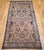 Vintage Persian Malayer Gallery Rug, Hand-Knotted Wool, Geometric Pattern, 5x10, Tan & Blue For Sale - Image 12 of 18