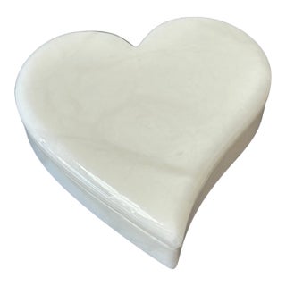 Vintage Genuine Volterra Alabaster Swivel Top Trinket Box | Hand-Carved Italian Marble Jewelry Box | Made in Italy For Sale