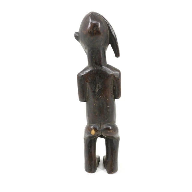 African Early 20th Century Songye Miniature Figure 9 Inch For Sale - Image 3 of 7
