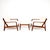 Vintage Danish Armchairs and Stool by Arne Vodder for Vamø, 1960s, Set of 3 For Sale - Image 15 of 15