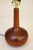 1960s 1960s Danish Mid Century Modern Turned Staved Walnut Genie Bottle Table Lamp 1960's Unused Nos New-Old-Stock Dansk For Sale - Image 5 of 7
