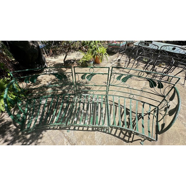 1930s Vintage John Salterini Attributed Outdoor Sectional Sofas - Set of 2 For Sale - Image 5 of 6