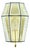 Mid-Century Modern Glass and Brass Wall Lamp from Limburg, Germany, 1960s For Sale