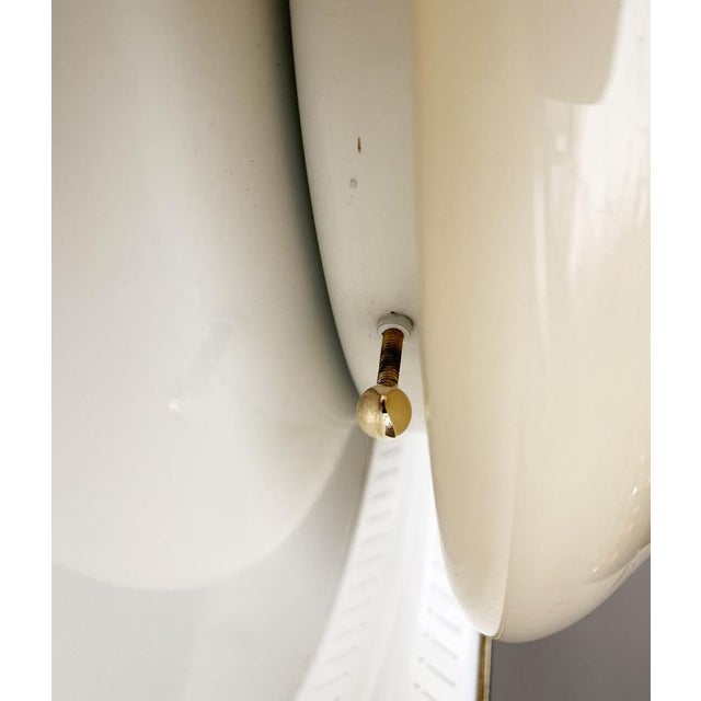 Mid-Century Metal and Glass Plafoniere Ceiling, 1960s For Sale - Image 10 of 18