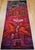 This stunning vintage mid-century tapestry depicts a folkloric rider performing acrobatics atop a galloping horse — a...