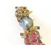 The Bochic "Orient" Pearl, Rubies & Sapphires Pendant Set In 18K Gold & Silver For Sale - Image 16 of 18
