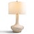 Lotus Cream Lamp For Sale In Chicago - Image 6 of 6