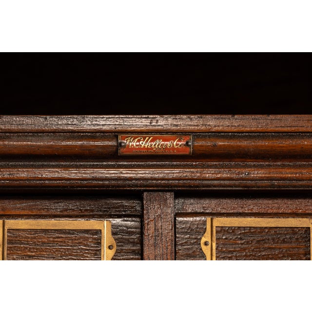 Early 20th Century Oak Parts Cabinet by W. C. Heller For Sale In Chicago - Image 6 of 16