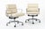 These authentic Eames for Herman Miller Soft Pad Management height office chairs from the Aluminum Group Collection were...