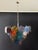 Space Age High Quality Murano Chandelier with 50 Muilticolored Glasses, 1990s For Sale - Image 4 of 18
