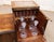 Exceptional and exceedingly rare "Cave à Liqueur" table-bar. The cabinet features a stepped architectural design and...