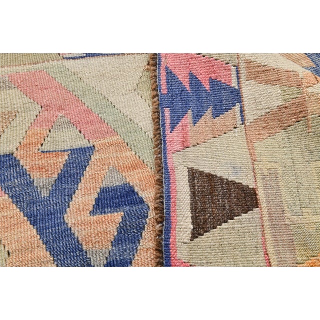 Turkish Wool Kilim Rug, 1960s For Sale - Image 11 of 12