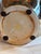 1990s Glazed Ceramic Brown and Orange Leaf Motif Large Vase For Sale - Image 5 of 8