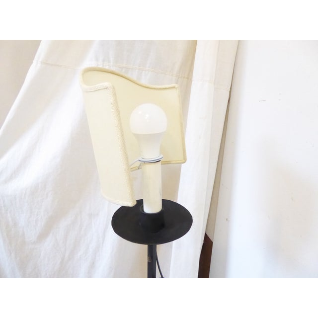 Early 20th Century Vintage Iron Floor Lamp For Sale - Image 5 of 5