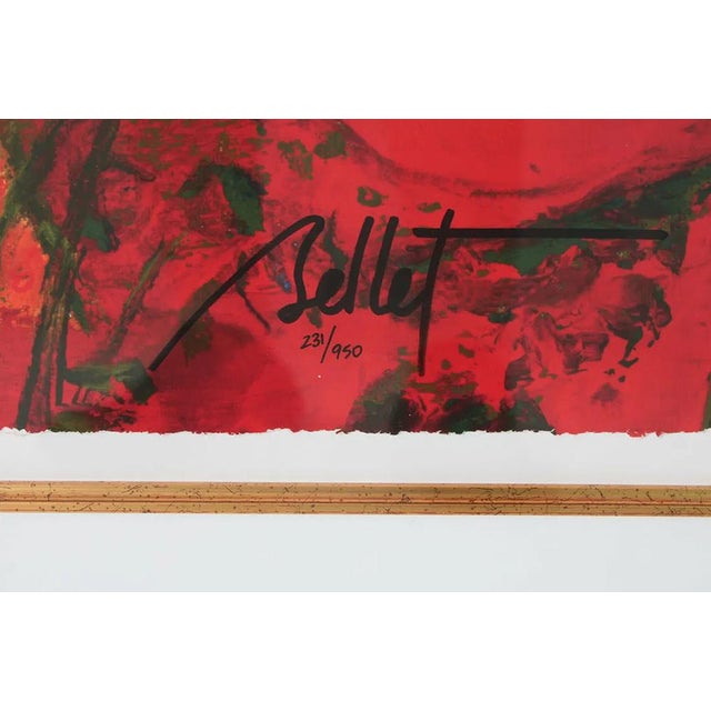 Early 21st Century Emile Bellet (French, 1941-2022) Original Limited Edition Pring Signed #'D Finely Framed For Sale - Image 5 of 6