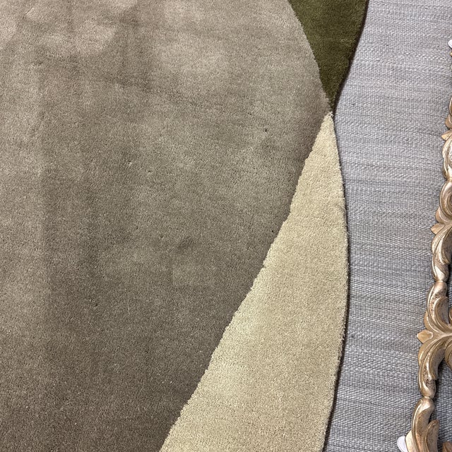 5ft 3in X 6ft 8in Brink & Campman Element Moore Moss Rug For Sale - Image 10 of 11
