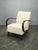 Exceptional Art Deco armchair designed by Jindřich Halabala and produced in Czechoslovakia during the 1940s. Recognized...