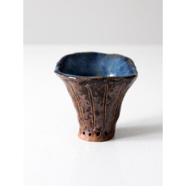 Vintage Studio Pottery Vase For Sale - Image 10 of 11